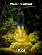 Anubhav Janni Camping Hanging Bulb Rechargeable Hiking Hiking Use Bulb Waterproof Cable Lantern Emergency Household Car Repairing Lights Cable Outdoor Walking Running Light (Pack Of 1 Pcs) - Image 6