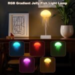 Anubhav Janni Jellyfish Lamp Jellyfish Lamp Voice Control Lamp Dancing Legs Bedside Table Touch Sensor Christmas Gifts Cute Night Light Light Girls Boys Birthday Diwali Gift (Pack Of 1 Pcs) - Image 5