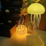 Anubhav Janni Jellyfish Lamp Jellyfish Lamp Voice Control Lamp Dancing Legs Bedside Table Touch Sensor Christmas Gifts Cute Night Light Light Girls Boys Birthday Diwali Gift (Pack Of 1 Pcs) - Image 7