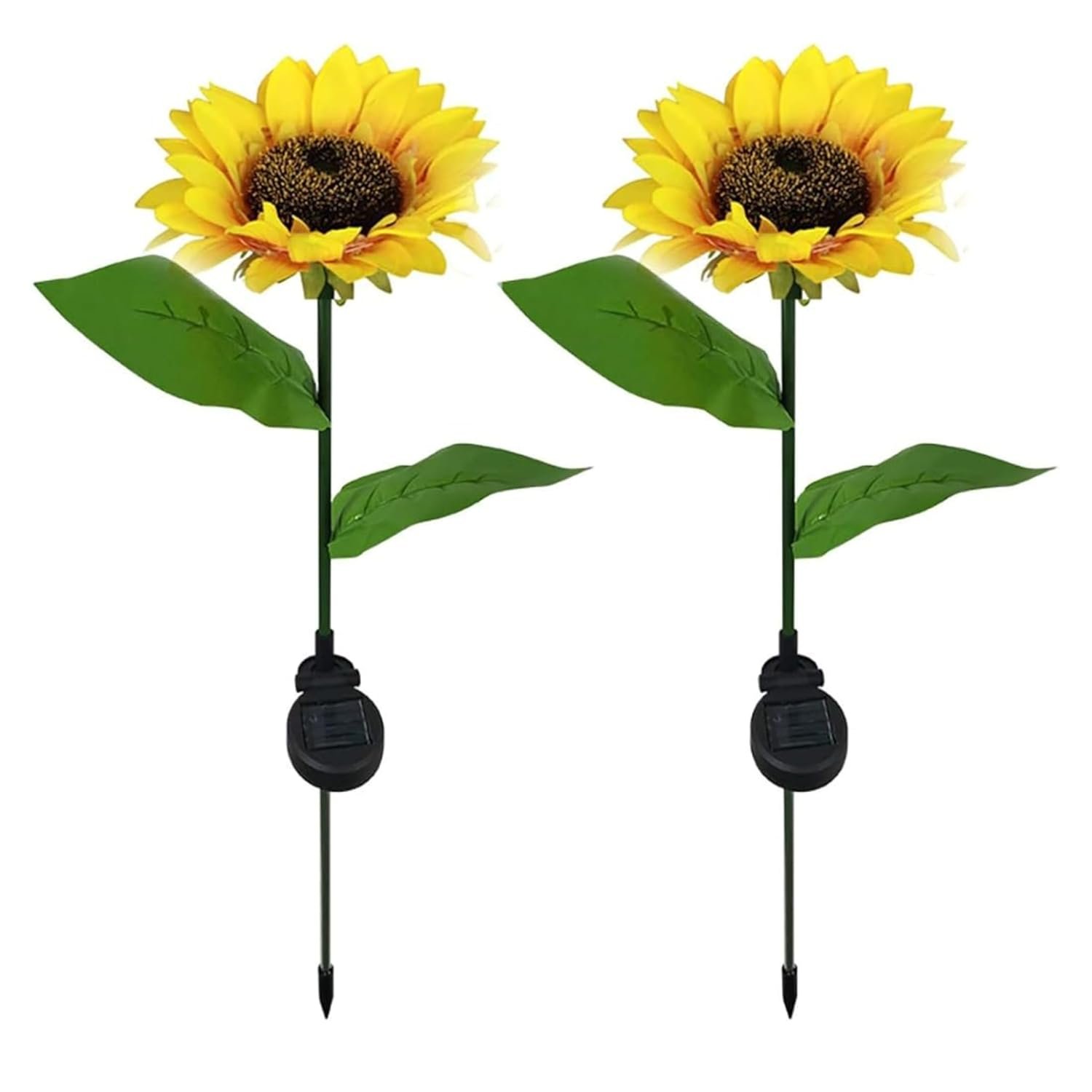 Anubhav Janni Sunflower Garden Light Solar Lights Outdoor Waterproof Pathway Decor Auto On Off For Patio Yard Flowerbed Gift Mom Wife Gardeners Flower Shaped LED Lawn Garden (Set Of 2 Pcs) Anubhav Janni Sunflower Garden Light Solar Lights Outdoor Waterproof Pathway Decor Auto On Off For Patio Yard Flowerbed Gift Mom Wife Gardeners Flower Shaped LED Lawn Garden (Set Of 2 Pcs) - Image 1