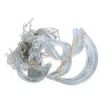 Anubhav Janni Diya Light (6+6) Curtain Led Festive Lights Indoor Window String Decoration Wedding New Year Home Prong Base Mode Diwali Home Mandir Decorations Items Pooja Room (Pack Of 1 Pcs)