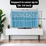 Anubhav Janni Tv Cover Fancy (28-34 Inch) All Model TV Colourful Dustproof LCD LED Indoor Bedroom Living Room Decoration Dust Televisions Household Hanging Net Clothing (Pack Of 1 Pcs) - Image 5