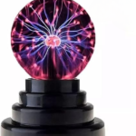 Anubhav Janni Plasma Ball Light Lamp Static Electricity Globe Electric Lightning Ball Touch Sensitive USB Powered Birthday Holiday Learning Sphere Kids Ball Light Lamp Home Gift (Pack Of 1 Pcs)