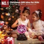 Anubhav Janni Plasma Ball Light Lamp Static Electricity Globe Electric Lightning Ball Touch Sensitive USB Powered Birthday Holiday Learning Sphere Kids Ball Light Lamp Home Gift (Pack Of 1 Pcs) - Image 5