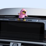Anubhav Janni Sliding Bear Car Decoration Skateboarding Dashboard Slidable Cute Accessories Interior Living Room Bedroom Study Window Frame Cartoon Doll Car Decorations ruck (Pack Of 1 Pcs) - Image 4