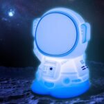 Anubhav Janni Astronut Silicone Night Light USB Rechargeable Cute Gifts Astronaut Nursery Light Office Desk Or Study Table Decorative Light Room Decor Valentine's Day Bedroom (Pack Of 1 Pcs) - Image 6