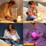 Anubhav Janni Astronut Silicone Night Light USB Rechargeable Cute Gifts Astronaut Nursery Light Office Desk Or Study Table Decorative Light Room Decor Valentine's Day Bedroom (Pack Of 1 Pcs) - Image 7