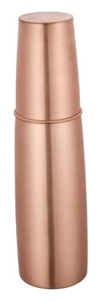 Anubhav Janni Magic Copper Bottle Travellers Pure Water Glass Ayurvedic Benefits Designer Pitcher Bottles Made Volume Leak Proof Seamless Body Air Tight Lid Yoga Ayurveda Health (Pack Of 1 Pcs)