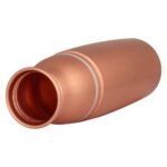 Anubhav Janni Magic Copper Bottle Travellers Pure Water Glass Ayurvedic Benefits Designer Pitcher Bottles Made Volume Leak Proof Seamless Body Air Tight Lid Yoga Ayurveda Health (Pack Of 1 Pcs) - Image 5