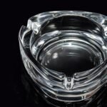 Anubhav Janni Heart Shape Ash Tray Glass Cigar Ashtrays For Cigarettes Decorative Clear Big Trays Home Office Indoor Outdoor Kitchen Home Luxury Ashtray Gift Men (Pack Of 1 Pcs) - Image 4