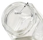 Anubhav Janni Hexagon Glass Jar (250 Ml) Airtight Black Lid For Masala Storage Jar Candy Spice Kitchen Container Rust Free Air Tight Lid Suitable For Use In Your Home Office (Ste Of 2 Pcs) - Image 6