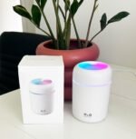 Anubhav Janni H2O Humidifier Colorful Mini Humidifier Portable Cool Mist LED Light Home Office Car Night Light Bedroom Air Diffuser Better Sleep Relaxation Auto Shut Off Yoga (Pack Of 1 Pcs) - Image 3