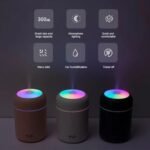 Anubhav Janni H2O Humidifier Colorful Mini Humidifier Portable Cool Mist LED Light Home Office Car Night Light Bedroom Air Diffuser Better Sleep Relaxation Auto Shut Off Yoga (Pack Of 1 Pcs) - Image 7