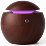 Anubhav Janni Dark Wooden Humidifier Magic Cup Cool Mist Humidifiers Night Light Car Office Babies Home Air Humidifier Room Home Room Fragrance Moisture Yoga Bedroom Car (Pack Of 1 Pcs)