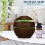 Anubhav Janni Dark Wooden Humidifier Magic Cup Cool Mist Humidifiers Night Light Car Office Babies Home Air Humidifier Room Home Room Fragrance Moisture Yoga Bedroom Car (Pack Of 1 Pcs) - Image 8