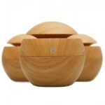 Anubhav Janni Light Wood Humidifier Magic Cup Cool Mist Humidifiers Night Light Car Office Babies Home Air Humidifier Room Home Room Fragrance Moisture Yoga Bedroom Car (Pack Of 1 Pcs)