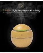 Anubhav Janni Light Wood Humidifier Magic Cup Cool Mist Humidifiers Night Light Car Office Babies Home Air Humidifier Room Home Room Fragrance Moisture Yoga Bedroom Car (Pack Of 1 Pcs) - Image 2