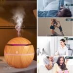 Anubhav Janni Light Wood Humidifier Magic Cup Cool Mist Humidifiers Night Light Car Office Babies Home Air Humidifier Room Home Room Fragrance Moisture Yoga Bedroom Car (Pack Of 1 Pcs) - Image 4