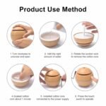 Anubhav Janni Light Wood Humidifier Magic Cup Cool Mist Humidifiers Night Light Car Office Babies Home Air Humidifier Room Home Room Fragrance Moisture Yoga Bedroom Car (Pack Of 1 Pcs) - Image 6