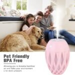 Anubhav Janni Olive Flower Humidifier Magic Cup Cool Mist Humidifiers Night Light Car Office Babies Home Air Humidifier Room Home Room Fragrance Moisture Yoga Bedroom Car (Pack Of 1 Pcs) - Image 2