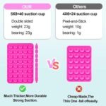 Anubhav Janni Double Side Silicone Phone Case Hands Free Mobile Accessory Holder Grip Shower Video Games Suction Case Shower Pads Adhesive Mount Selfies Videos Mirror Sided Pad (Set Of 2 Pcs) - Image 3