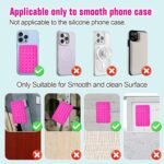 Anubhav Janni Double Side Silicone Phone Case Hands Free Mobile Accessory Holder Grip Shower Video Games Suction Case Shower Pads Adhesive Mount Selfies Videos Mirror Sided Pad (Set Of 2 Pcs) - Image 5
