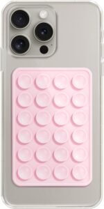 Anubhav Janni Silicone Suction Phone Case Mount Silicon Adhesive Grip Smartphones Shower Holder Selfies Mirror Marble Glass Case Sticker Accessory Grip Video Mirror Sticky Holder (Set Of 3 Pcs) - Image 2