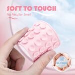 Anubhav Janni Silicone Suction Phone Case Mount Silicon Adhesive Grip Smartphones Shower Holder Selfies Mirror Marble Glass Case Sticker Accessory Grip Video Mirror Sticky Holder (Set Of 3 Pcs) - Image 5