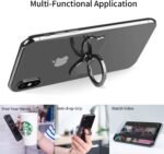 Anubhav Janni Phone Ring Holder Rotating Finger Grip Stand for Smartphones Universal Adjustable Stylish Everyday Convenience Enhanced Stability Selfies Videos Gaming (Pack Of 1 Pcs) - Image 4