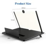 Anubhav Janni Mobile Screen Magnifier 8 Inch Phone Movies Videos HD Enlarger Foldable Screen Eye Protection Extended Zoom Video Expander All Devices Magnifier Stand (Pack Of 1 Pcs) - Image 2