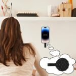 Anubhav Janni Round Silicone Phone Case Suction Case Soft Sticker With Double Sided Cup Holder Back Of And Shower Mirror Toys Heart Shaped Double Sided Mobile Grip Stand (Pack Of 1 Pcs) - Image 4