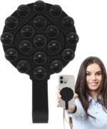 Anubhav Janni Round Silicone Phone Case Suction Case Soft Sticker With Double Sided Cup Holder Back Of And Shower Mirror Toys Heart Shaped Double Sided Mobile Grip Stand (Pack Of 1 Pcs) - Image 6