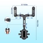 Anubhav Janni Mirror Phone Holder Car Mobile For Mirror Rearview With 360° Rotation Adjustable Arm Universal Car Rear View Multifunctional Holder Four Design For Phones Car (Pack Of 1 Pcs) - Image 5