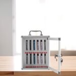 Anubhav Janni 12 Slot Phone Locker Cell Box Aluminum Alloy Wall Mounted Mobile Storage Organizer Cabinet School Office Classroom Student Solution Individual Locking Compartments (Pack Of 1 Pcs) - Image 5