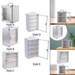 Anubhav Janni 12 Slot Phone Locker Cell Box Aluminum Alloy Wall Mounted Mobile Storage Organizer Cabinet School Office Classroom Student Solution Individual Locking Compartments (Pack Of 1 Pcs) - Image 6