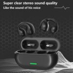 Anubhav Janni Ear Clip Earbud Bone Conduction Headphones Open Wireless Earbuds Intelligent Recognition Earphone Waterproof Earbuds Bluetooth Earphones Reduction Charging Case (Pack Of 1 Pcs) - Image 3