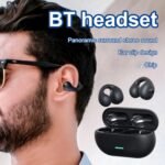 Anubhav Janni Ear Clip Earbud Bone Conduction Headphones Open Wireless Earbuds Intelligent Recognition Earphone Waterproof Earbuds Bluetooth Earphones Reduction Charging Case (Pack Of 1 Pcs) - Image 5