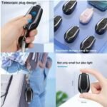 Anubhav Janni Mini Power Emergency Pad Keychain For C Pin Charger New Pod Wireless Charging Compact Portable Travel Friendly Portable Compact Ultra Slim USB Type Compatible (Pack Of 1 Pcs) - Image 6