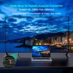 Anubhav Janni Hdmi Extender (Male To Female) Trending HDMI Extension Cable Black Cable High Laptop LED PC Cable Adapter Fire Chromecast Connector Fast TV Computers Laptops (Pack Of 1 Pcs) - Image 6