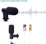 Anubhav Janni Mobile Video Recording Kit Smartphone Camera With Mini Tripod Shotgun Podcast Microphone Phone Holder LED Light For Videos Vlogging Photography Light (Pack Of 1 Pcs) - Image 5