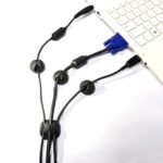 Anubhav Janni Cable Clip Protector Clips Desktop Cord Organizer Multipurpose Silicone Adhesive Hooks For TV Home Office Cubicle Car Desk Bedside Office Management System (Pack Of 1 Pcs) - Image 6