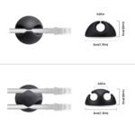 Anubhav Janni Cable Clip Protector Clips Desktop Cord Organizer Multipurpose Silicone Adhesive Hooks For TV Home Office Cubicle Car Desk Bedside Office Management System (Pack Of 1 Pcs) - Image 7