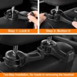 Anubhav Janni Car Hook Mobile Phone Holder Seat Hooks Headrest Back With Holder Universal Internal Accessories Bag Umbrellas Clothes Hidden Pack Purses Handbags Bottle Storage (Pack Of 1 Pcs) - Image 2