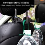 Anubhav Janni Car Hook Mobile Phone Holder Seat Hooks Headrest Back With Holder Universal Internal Accessories Bag Umbrellas Clothes Hidden Pack Purses Handbags Bottle Storage (Pack Of 1 Pcs) - Image 3