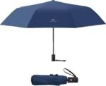 Anubhav Janni Automatic Open Close Umbrella (Blue ) Umbrella Metal Waterproof Round Modern Style Office Outdoor Rain Strong Wind Open Close Button Perfect (Pack Of 1 Pcs)