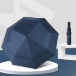 Anubhav Janni Automatic Open Close Umbrella (Blue ) Umbrella Metal Waterproof Round Modern Style Office Outdoor Rain Strong Wind Open Close Button Perfect (Pack Of 1 Pcs) - Image 3