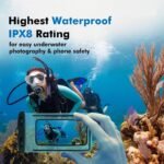 Anubhav Janni New Waterproof Moblie Pouch Cover Moblie Rotation Lock Closure Rainy Conditions Water Proof Mobile Phones  Swimming Rain Travel Samsung Mi Redmi Oppo Vivo (Pack Of 1 Pcs) - Image 6