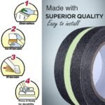 Anubhav Janni New Anti Slip Tape Grip Tape Non Slip Traction Tapes With Glow In The Dark Reduce Risk Of Slipping For Indoor Or Outdoor Stair Tread Step Foot Night Tape (Pack Of 1 Pcs) - Image 2