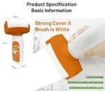 Anubhav Janni Wall Repair Roller Brush Paint For Home Crack And Stain Water Based Latex White Detachable Head DIY Renovation Touch Up Tool Repair Portable Instant Dry Waterproof (Pack Of 1 Pcs) - Image 6