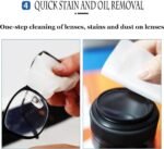 Anubhav Janni Lens Cleaning Wipes Anti Fog Wipes Anti Fog Lens Cleaning Wipes Pre Moistened Eyeglass Cleaner Streak Free Spectacle Tissue For Glasses Laptop Mobile Camera Screen (Pack Of 1 Pcs) - Image 7